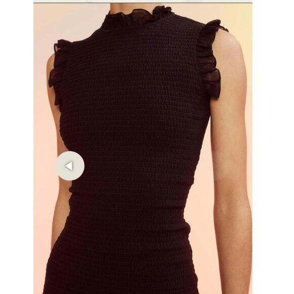 CYNTHIA ROWLEY APRIL DRESS IN BLACK, SZ SMALL - Picture 6 of 16